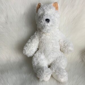 Fluffy White Stuffed Animal Toy